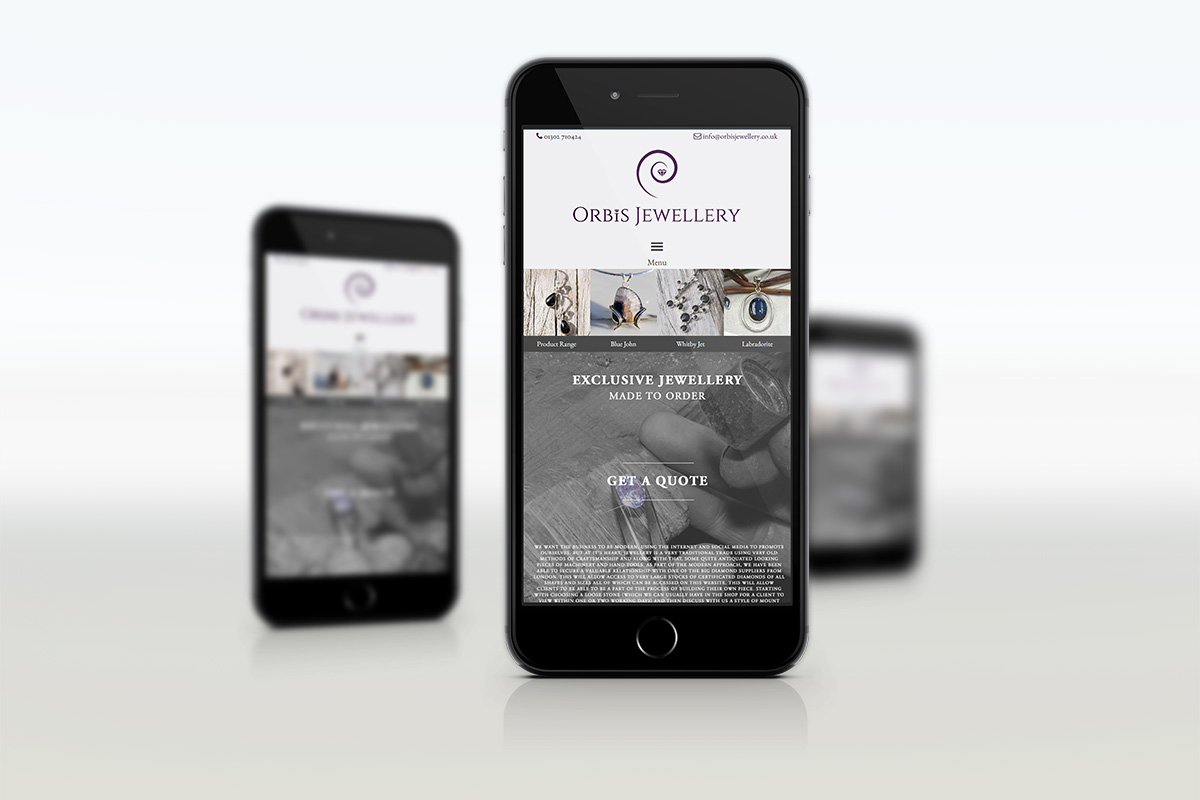 mobile optimised website