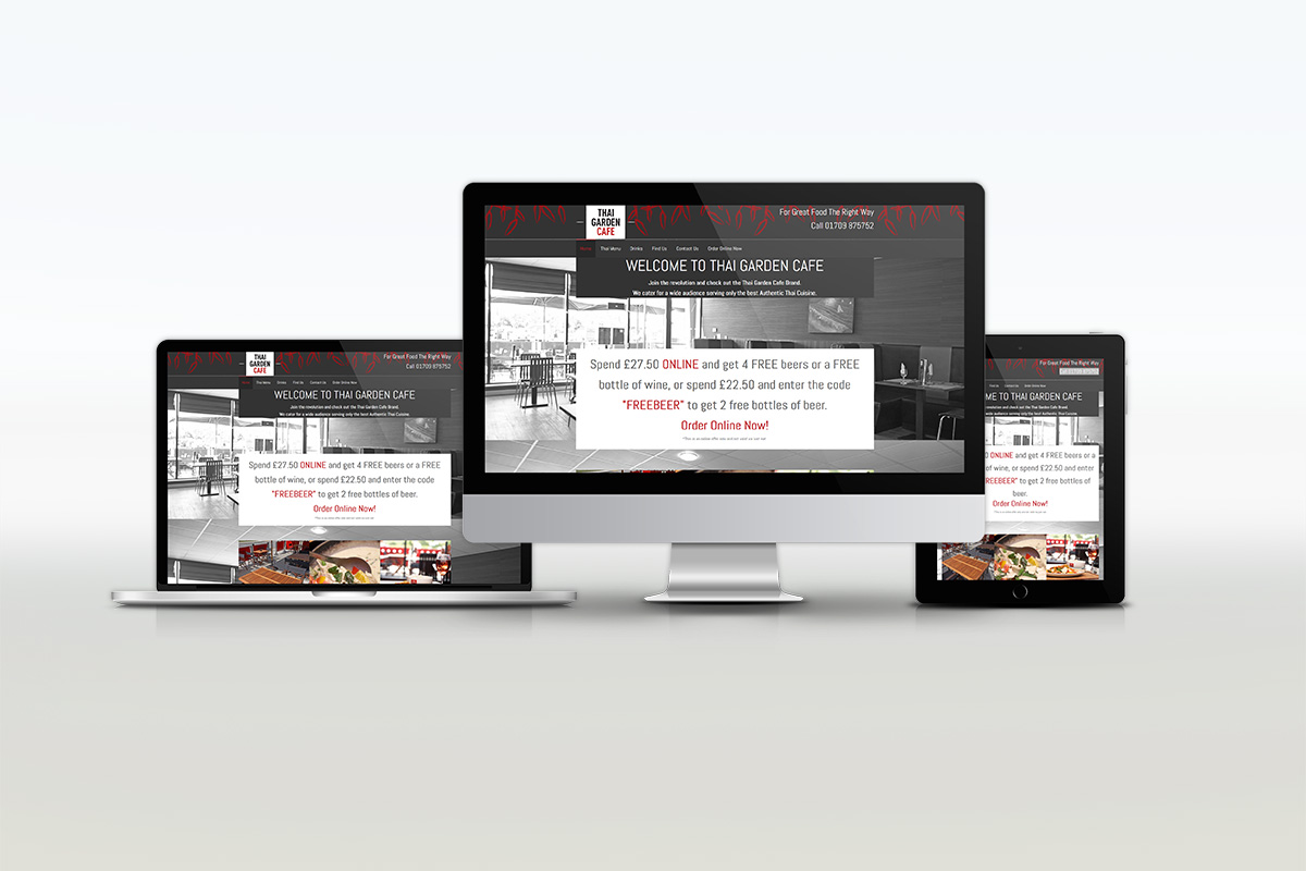 Thai Garden Cafe Website